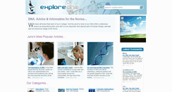 Desktop Screenshot of exploredna.co.uk